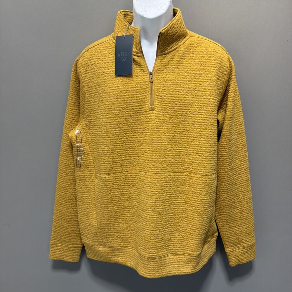 New VRST Recharge Pebble 1/4-Zip, featuring ultra-soft textured fabric UPf 50 L